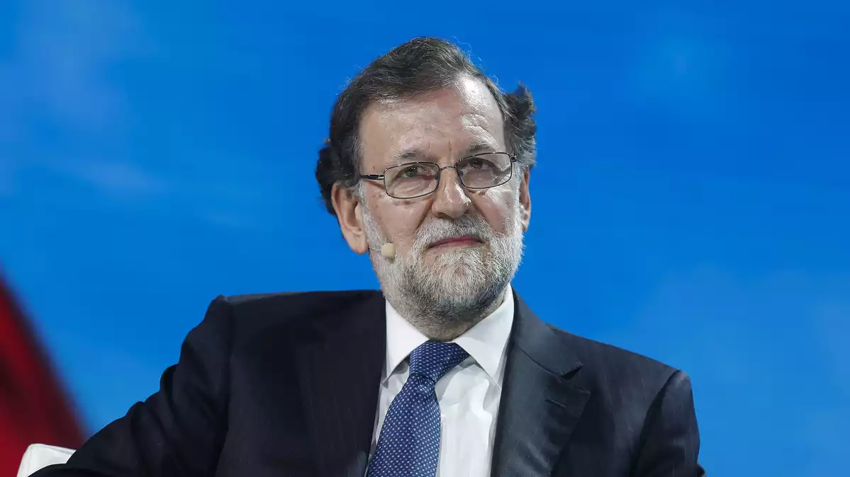 Mariano Rajoy durant una ponència