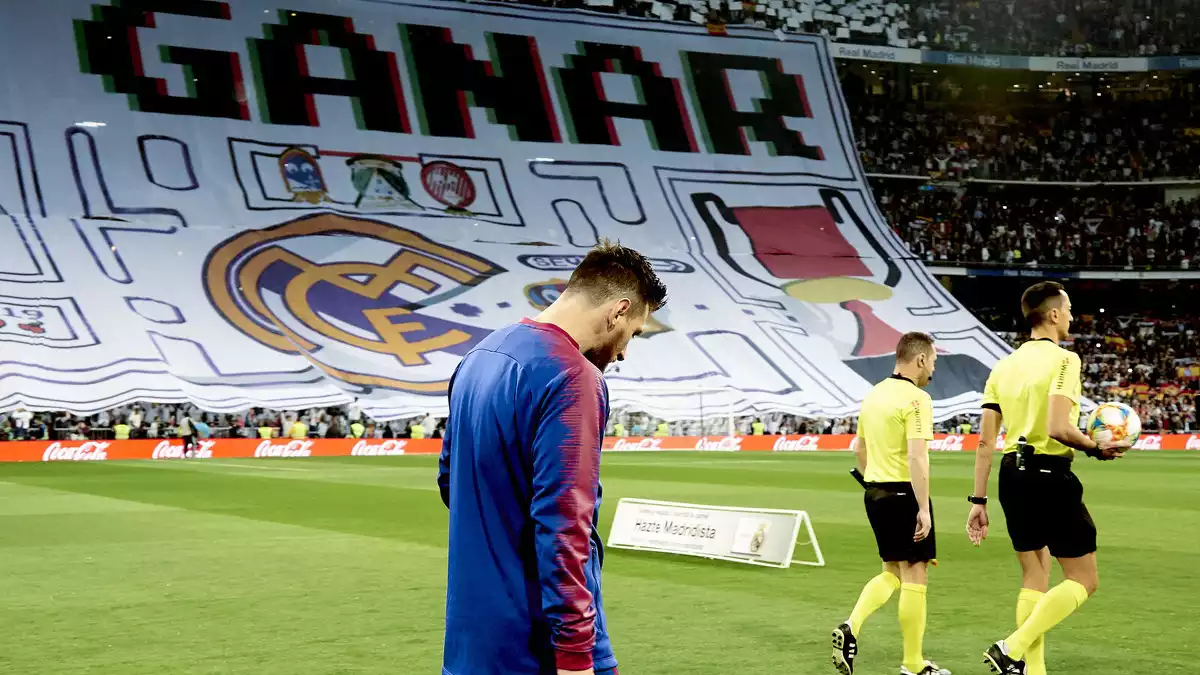Messi al Santiago Bernabéu en un clàssic contra el Reial Madrid