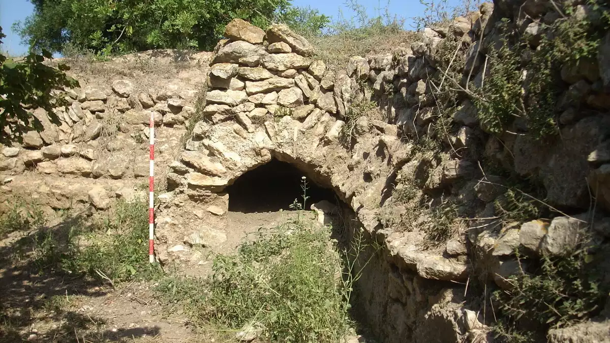 Part conservada de l'aqüeducte del Gaià.