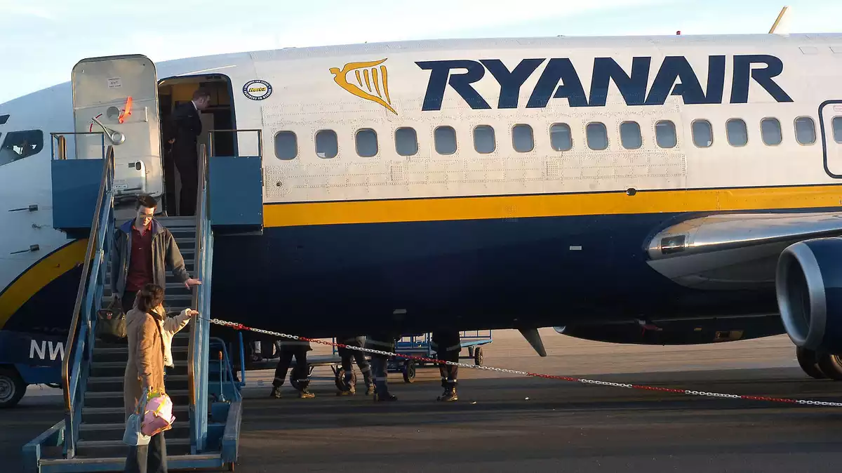 Avió de la companyia Ryanair