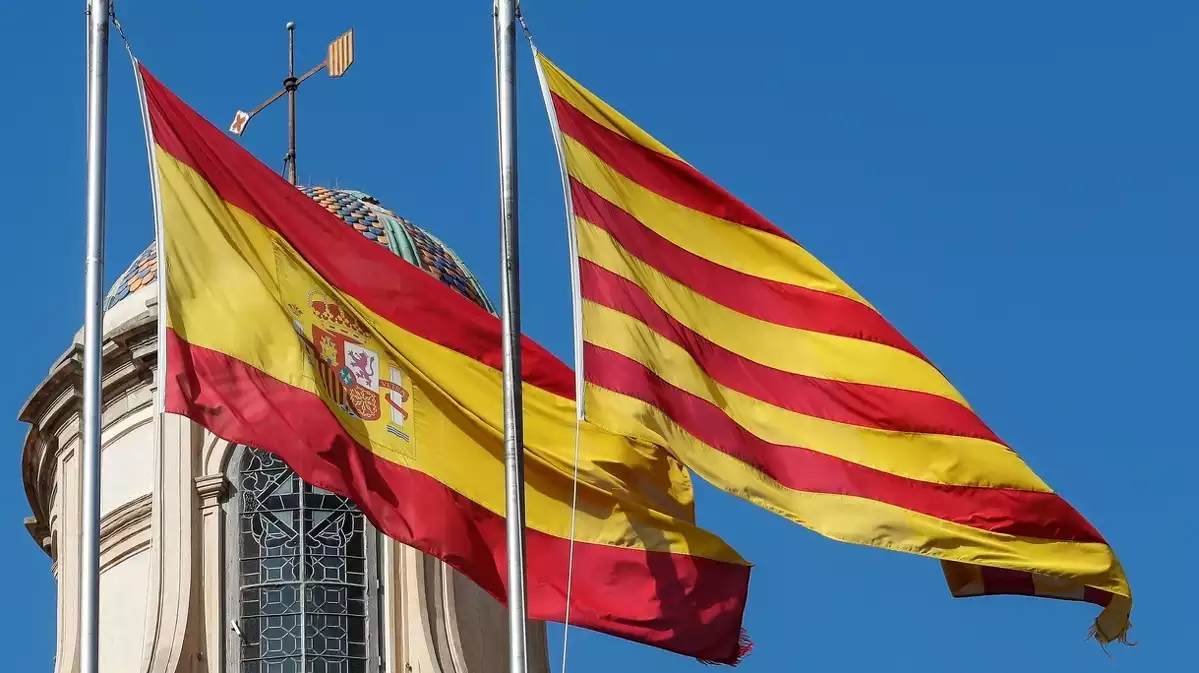 senyera i bandera espanyola