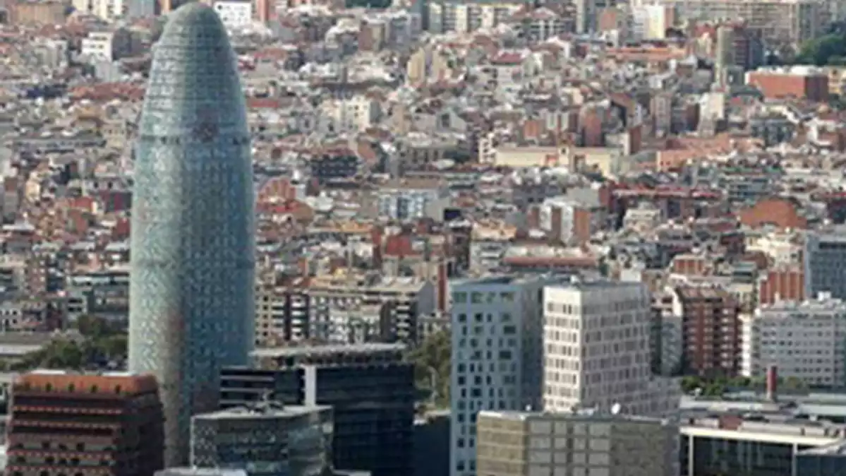 Imatge àeria del districte 22@ de Barcelona