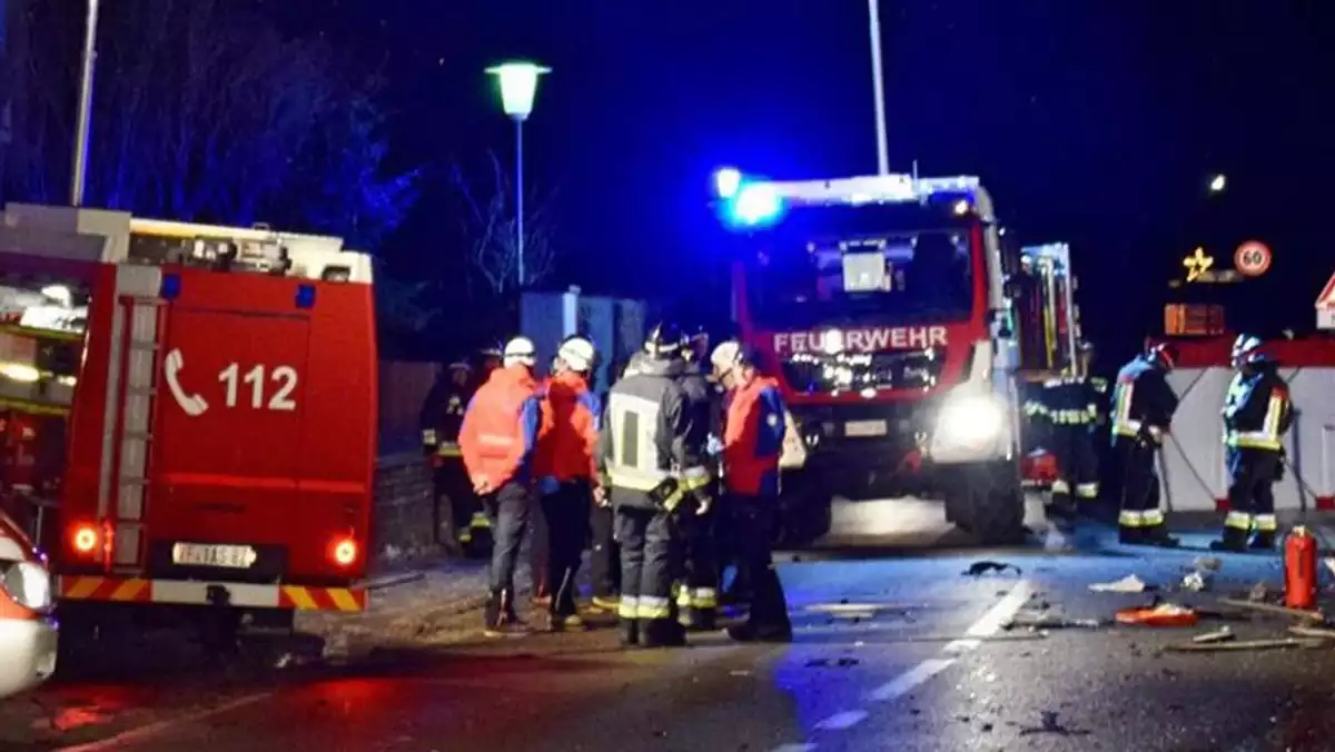 Fotografia de l'accident a Itàlia que va concloure amb la mort de set persones el passat diumenge, 5 de gener