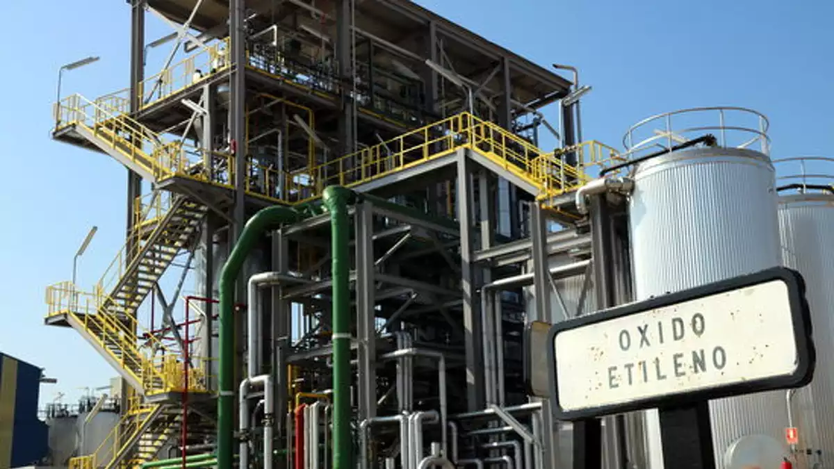 Pla general de la nova planta de l'empresa química IQOXE a la Canonja