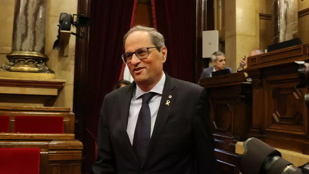 El president Quim Torra ha demanat no criminalitzar les mobilitzacions