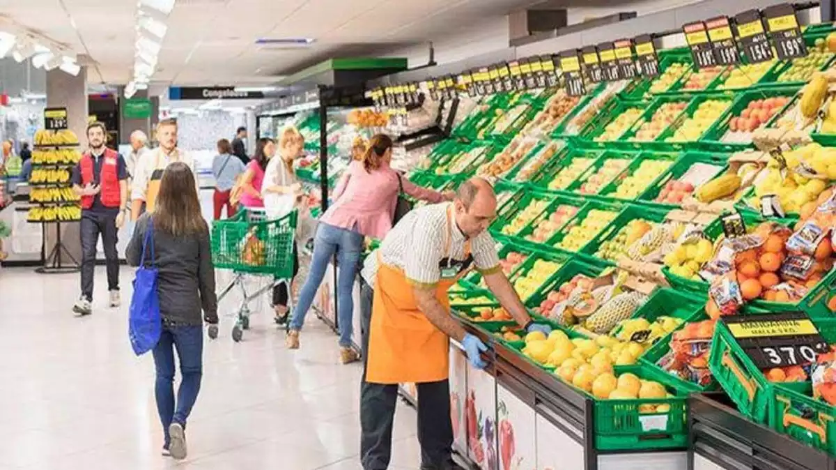 Interior dels supermercats Mercadona