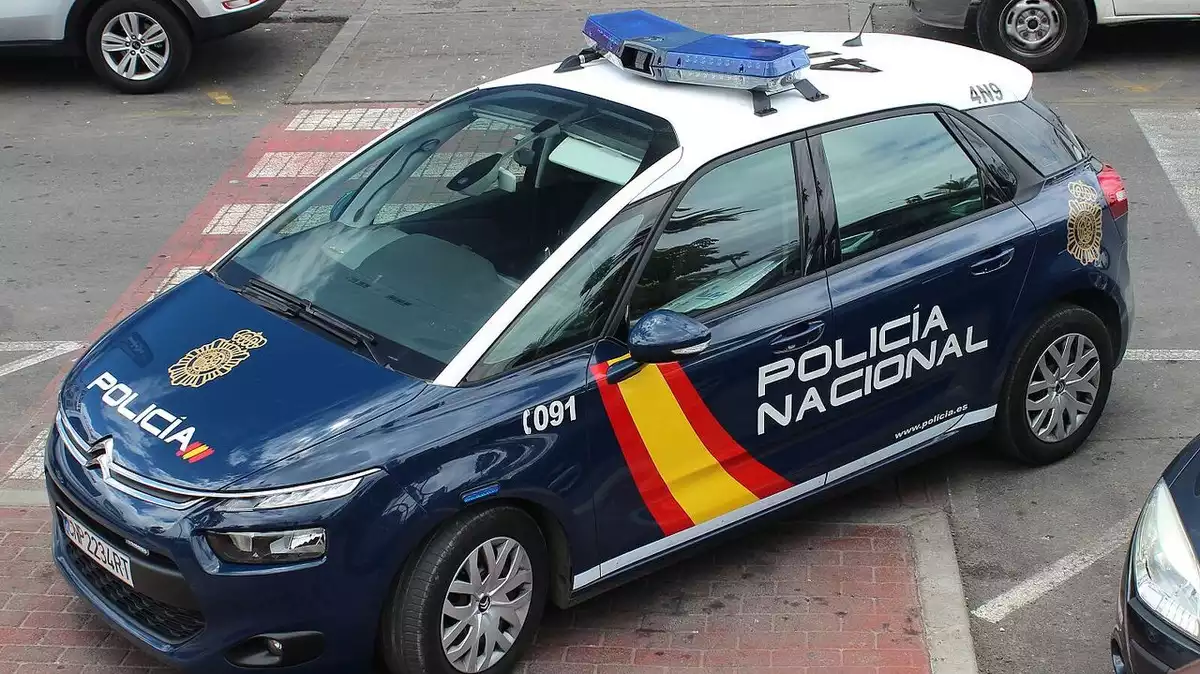 Cotxe patrulla de la Policia Nacional