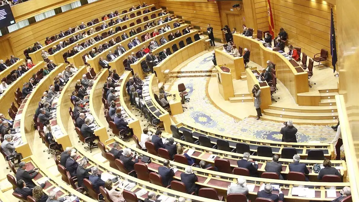 El Senat espanyol, en una sessió plenària.