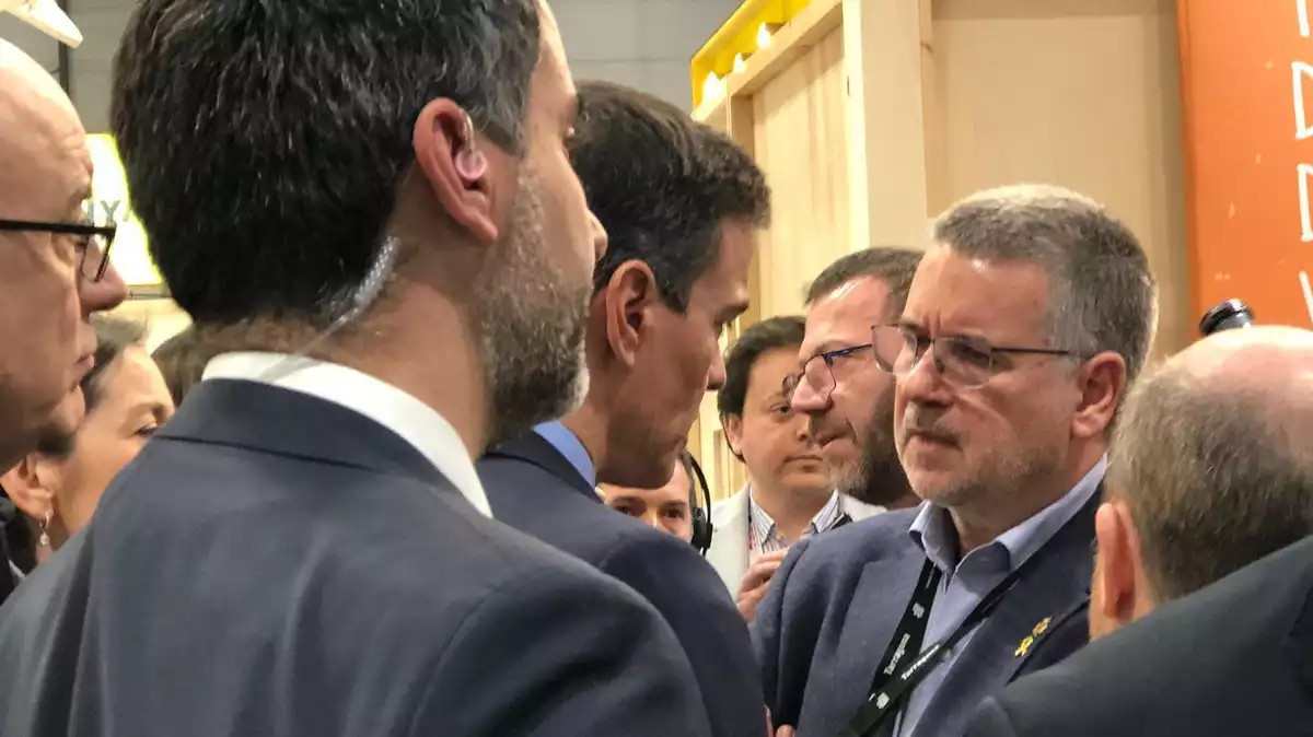 Pedro Sánchez i Pau Ricomà han mantingut una conversa en el marc de FITUR