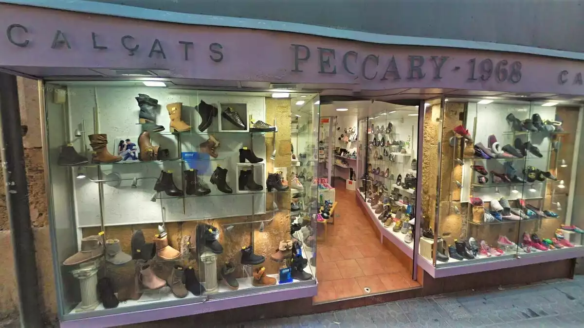 La sabateria Peccary, al carrer Sant Fructuós, la 'Bocacalle'