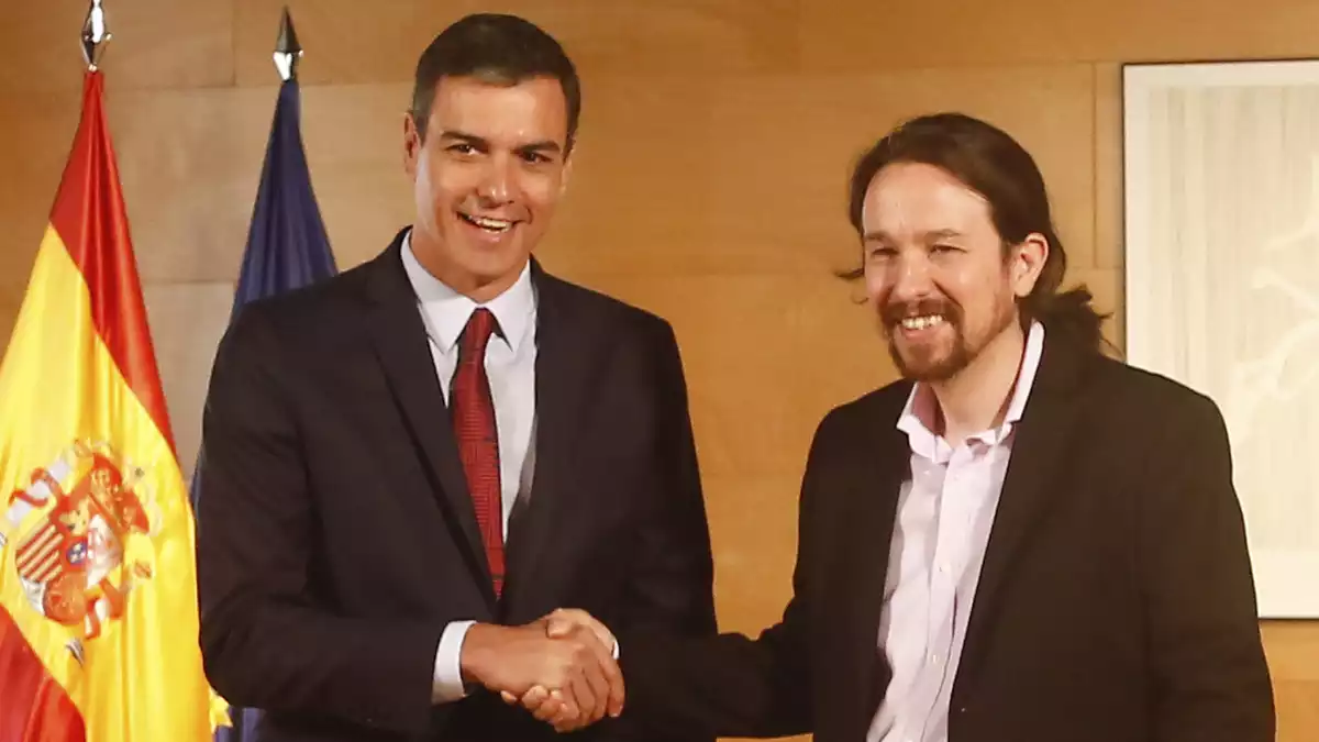 Pedro Sánchez y Pablo Iglesias