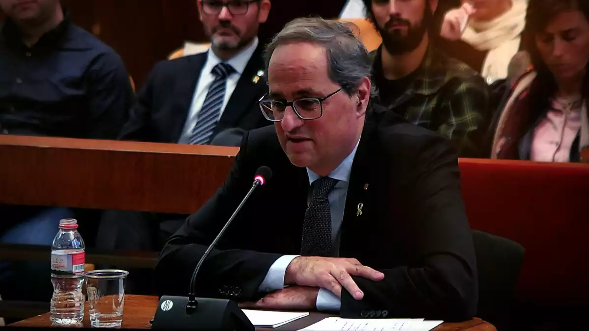 Quim Torra, president de la Generalitat, jutjat pel TSJC per desobediència