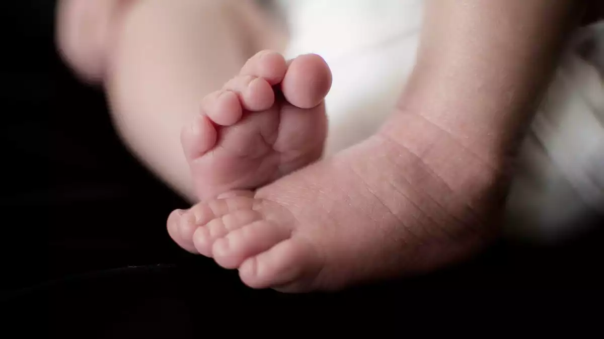 Imatge dels peus d'un nadó