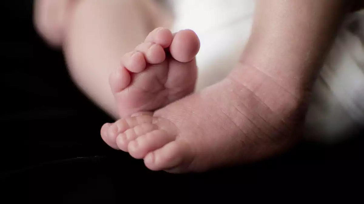 Imatge dels peus d'un nadó