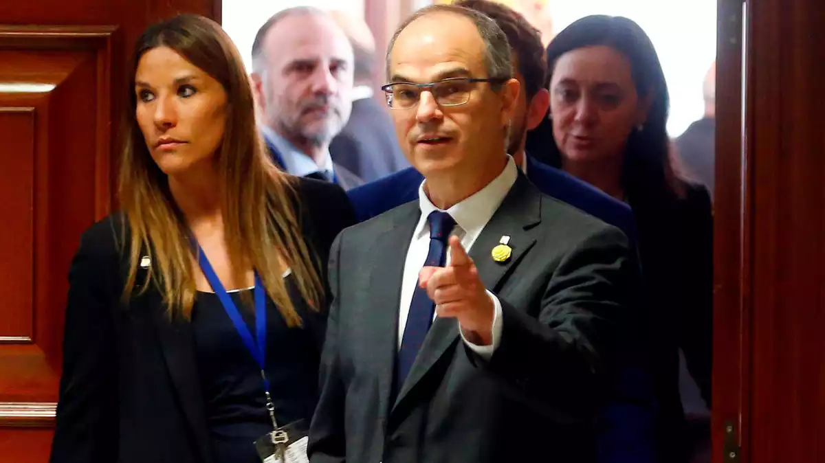 Jordi Turull després de recollir les credencials de diputat el 20 de maig de 2019