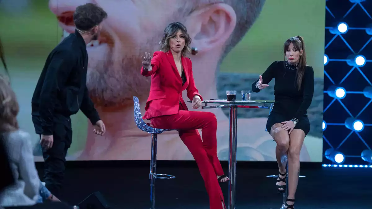 Gonzalo, Sandra Barneda i Fani al debat final de 'La isla de las tentaciones'