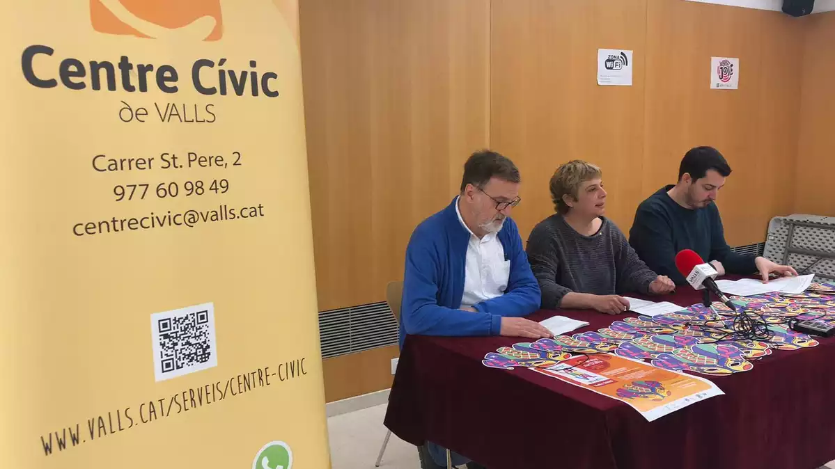 Xavier Salat i Laia Castells en una roda de premsa