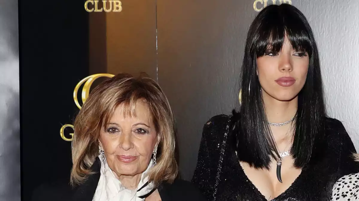 María Teresa Campos i Alejandra Rubio en un acte a Gabana Club