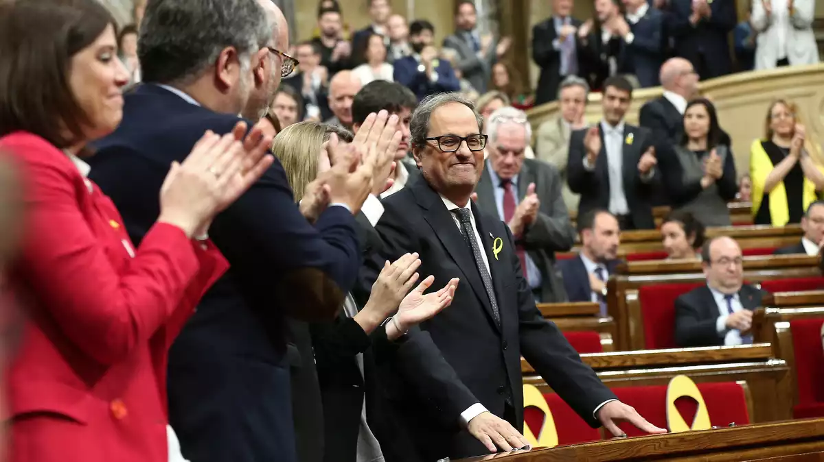 Quim Torra investit president de la Generalitat de Catalunya