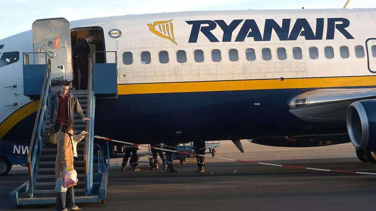 Avió de la companyia Ryanair
