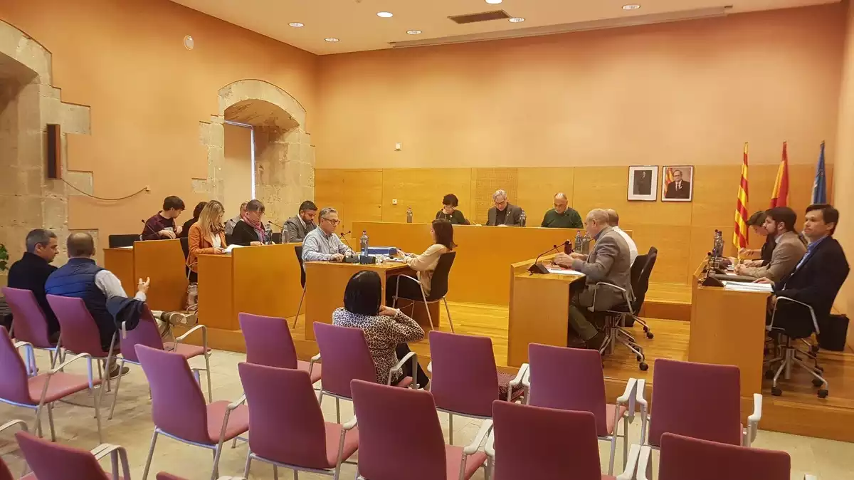 El ple municipal de Torredembarra en sessio ordinària del mes de febrer de 2020.