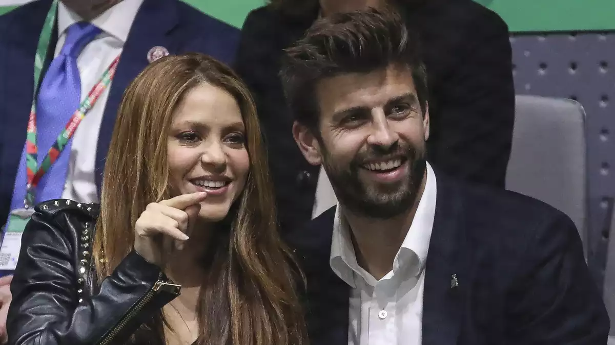 Gerard Piqué i Shakira a la Caja Mágica a la final de la Copa Davis (24-11-19)
