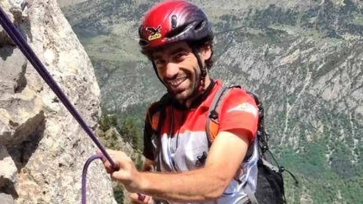 L'escalador bergadà Xavi Batriu, qui va morir en una caiguda el 25 de febrer de 2020