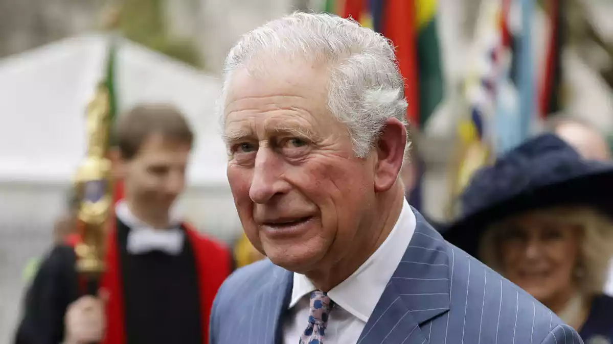 Carles d'Anglaterra en l'acte de la Commonwealth el 9 de març de 2020
