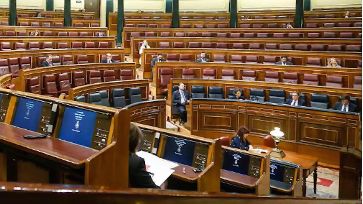 Congrés dels diputats durant la sessió del 25 de març de 2020