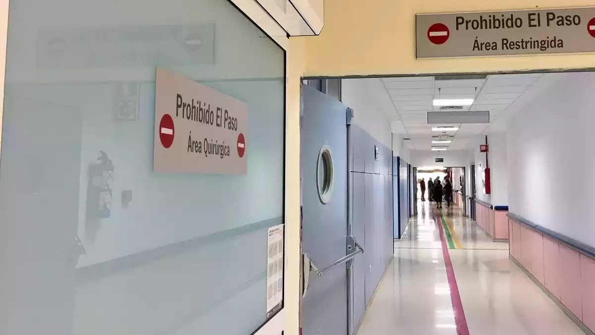 Zona d'aïllament de l'Hospital Clínic de Màlaga