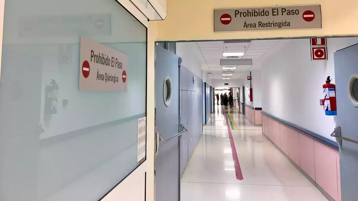 Zona d'aïllament de l'Hospital Clínic de Màlaga