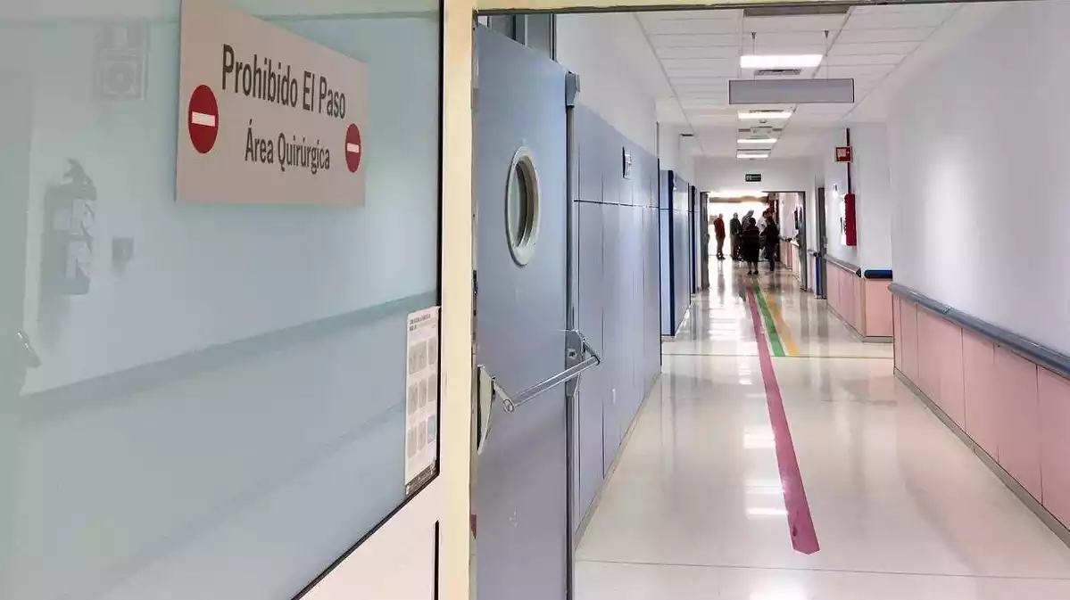 Zona d'aïllament de l'Hospital Clínic de Màlaga
