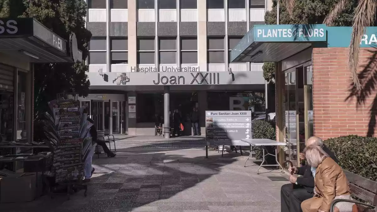 Entrada de l'hospital Joan XXIII de Tarragona