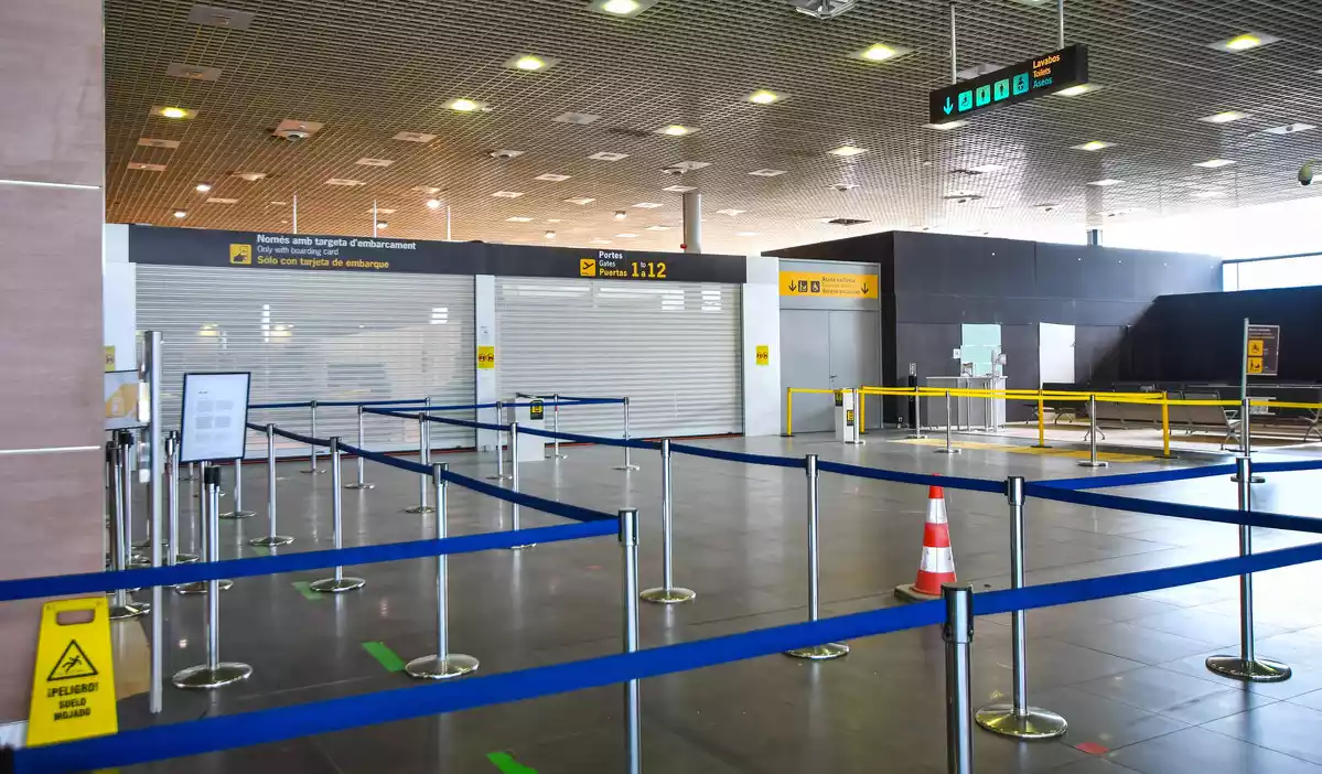 Pla general de l'entrada en obres de l'Aeroport de Reus
