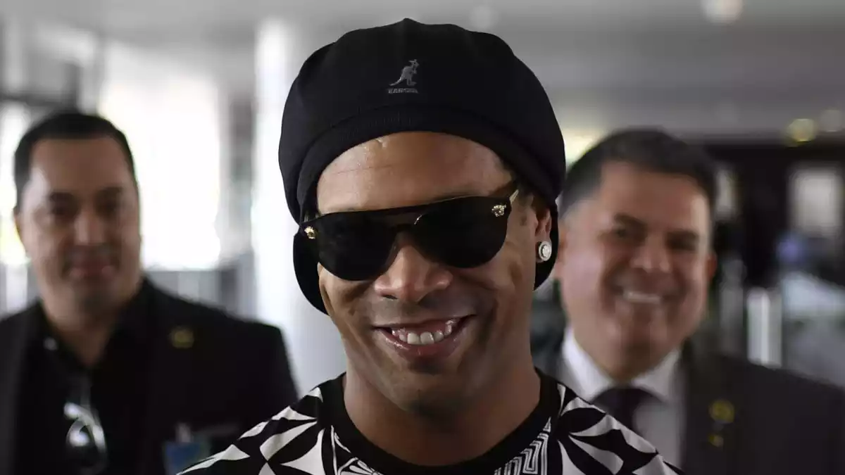 Ronaldinho a Brasil el juny del 2017