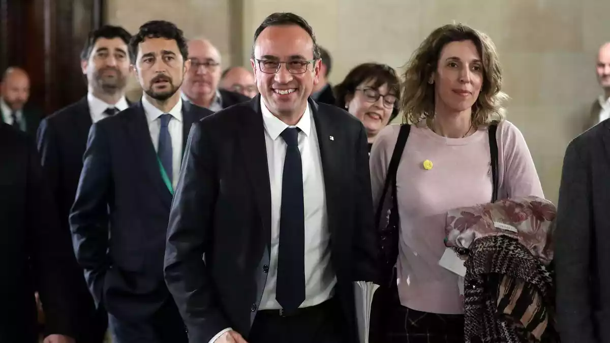 Josep Rull al Parlament de Catalunya el 28 de gener de 2020