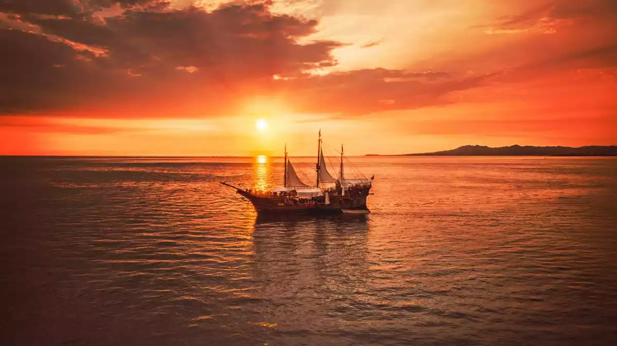 Imatge d'un vaixell pirata