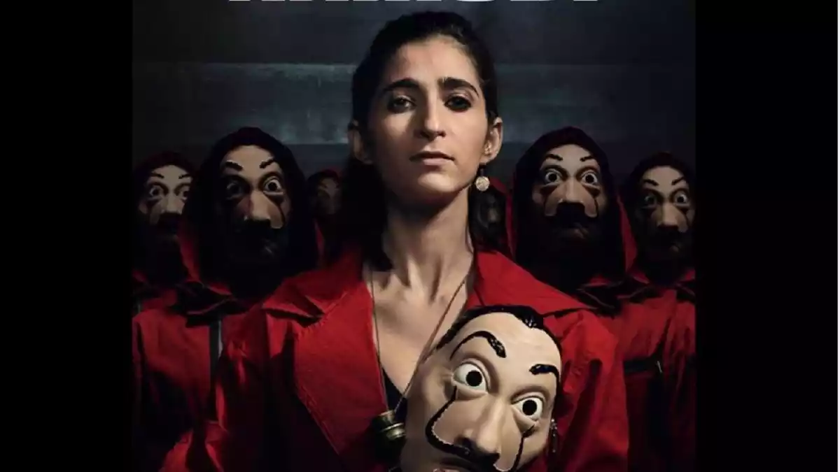 Alba Flores ataviada de su papel de Nairobi en la serie 'La Casa de Papel'