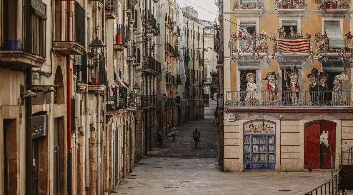 Imatge de la plaça dels Sedassos de Tarragona.