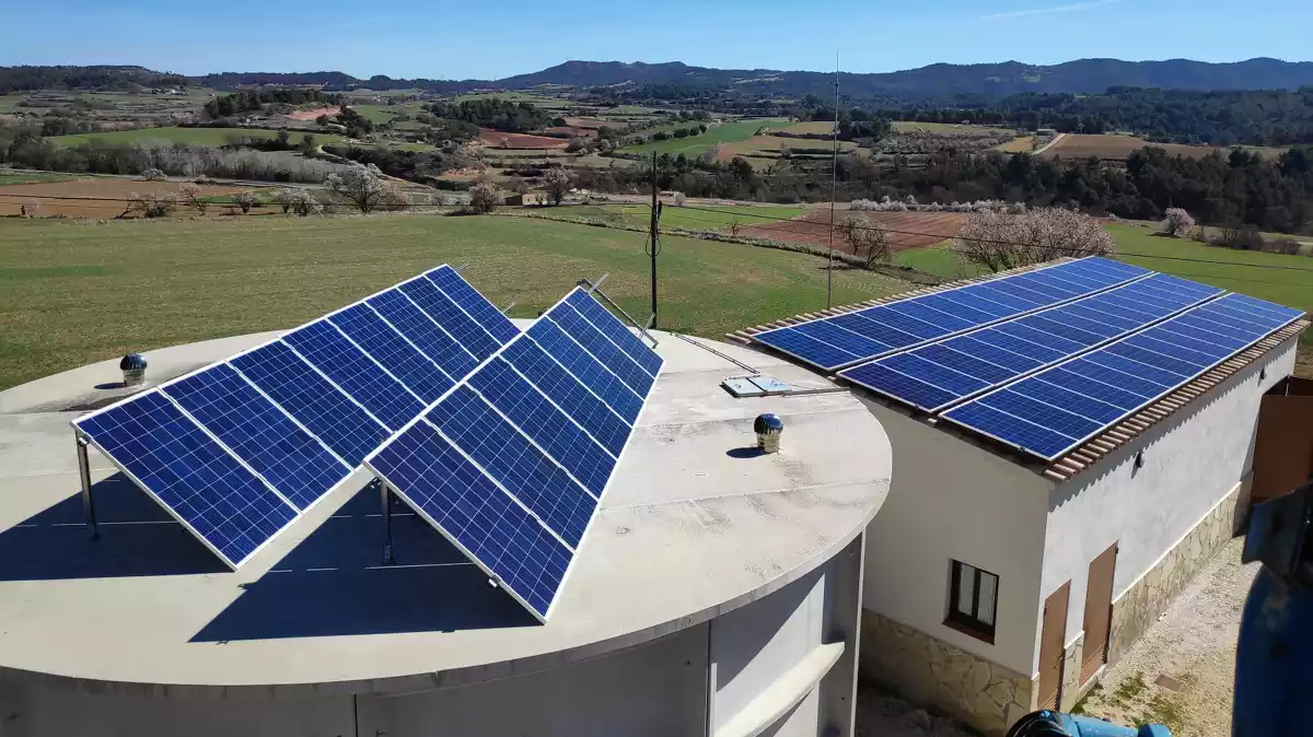 Finalitza la primera fase del parc fotovoltaic de Rocafort de Queralt, a la Conca de Barberà.