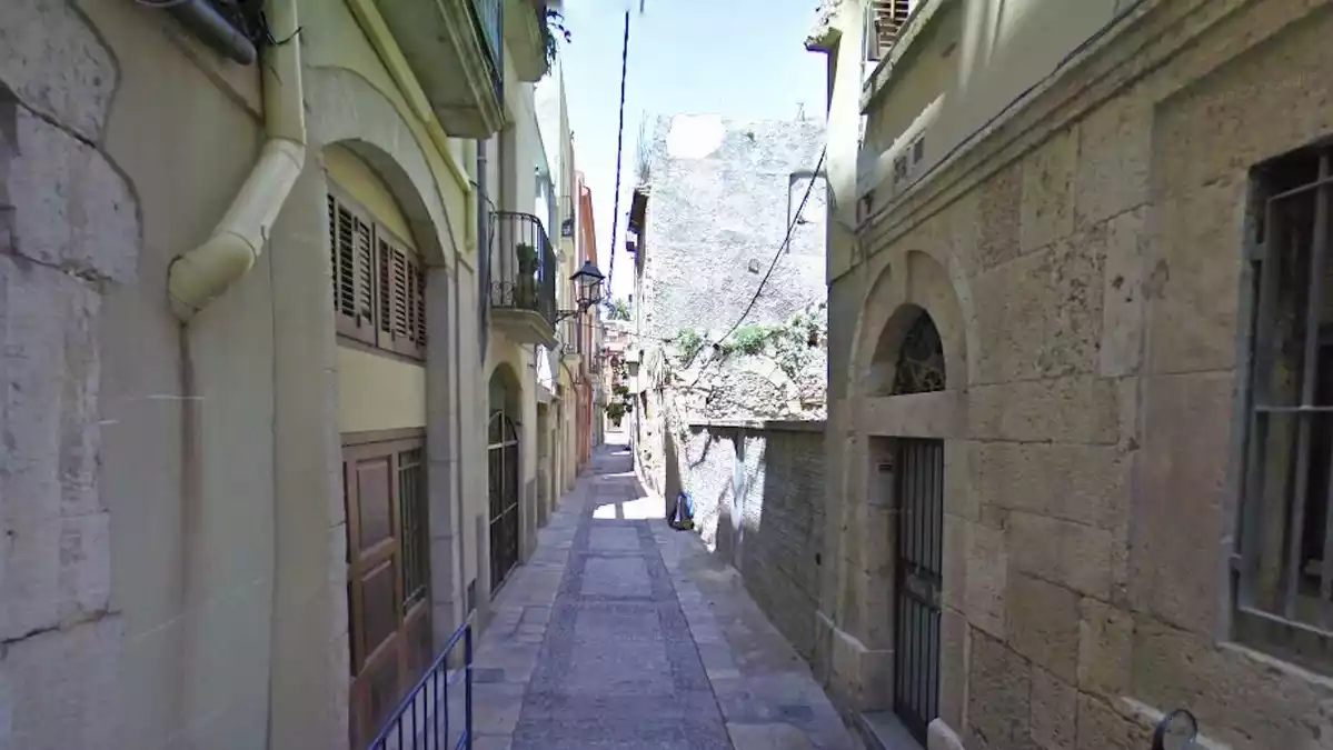 Imatge del carrer de la Civaderia de Tarragona