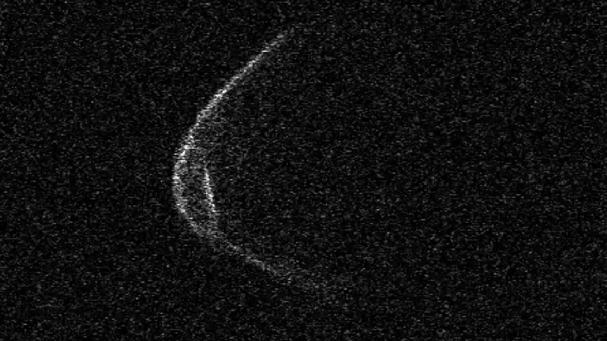 Imatge de l'asteroide 1998 OR2 apropant-se a la Terra