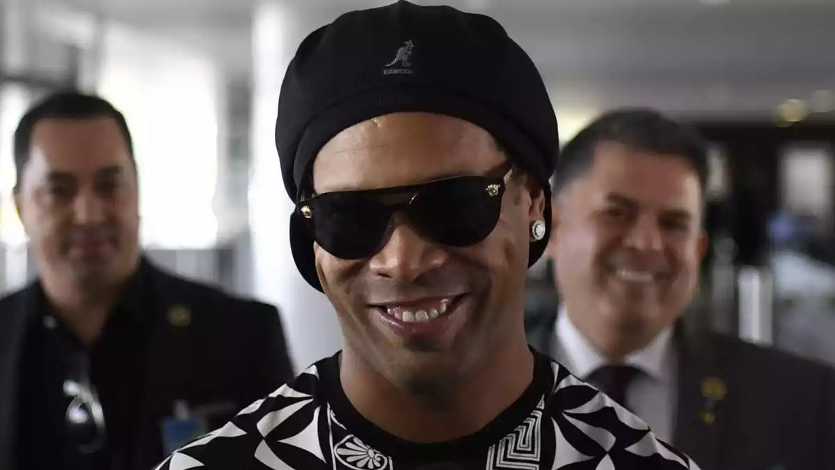 Ronaldinho a Brasil el juny del 2017