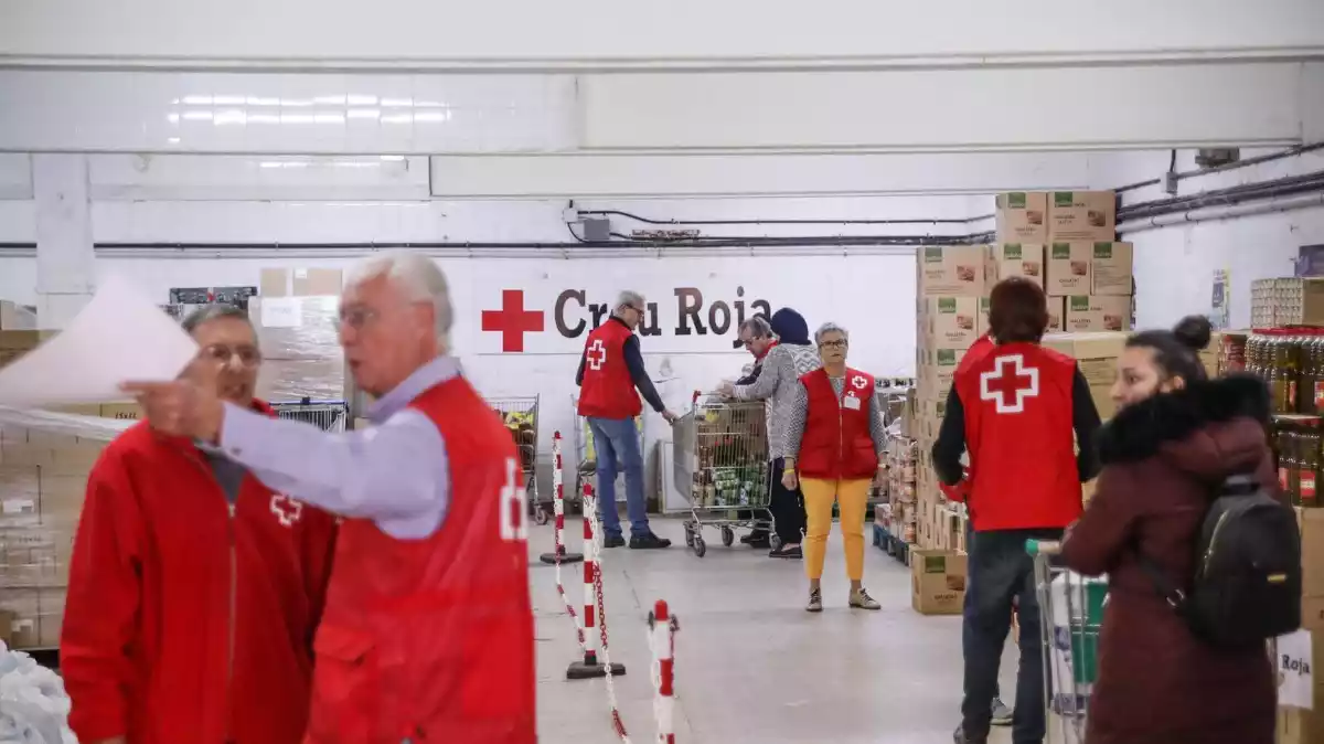 Voluntaris de Creu Roja a Tarragona