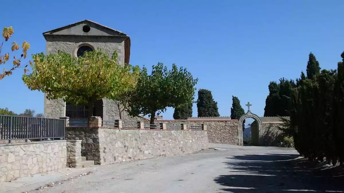 Imatge del cementiri de Vilanova de Prades