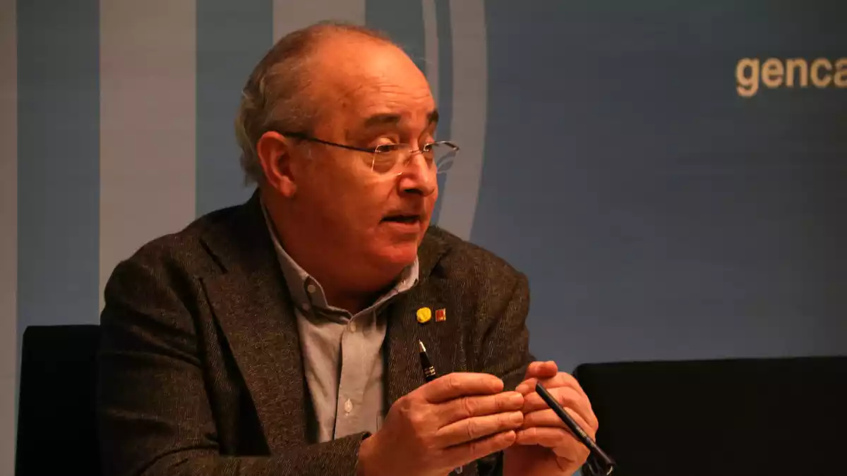 Imatge del conseller d'Educació, Josep Bargalló