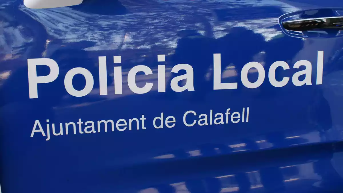 La Policia Local de Calafell, en una imatge d'arxiu
