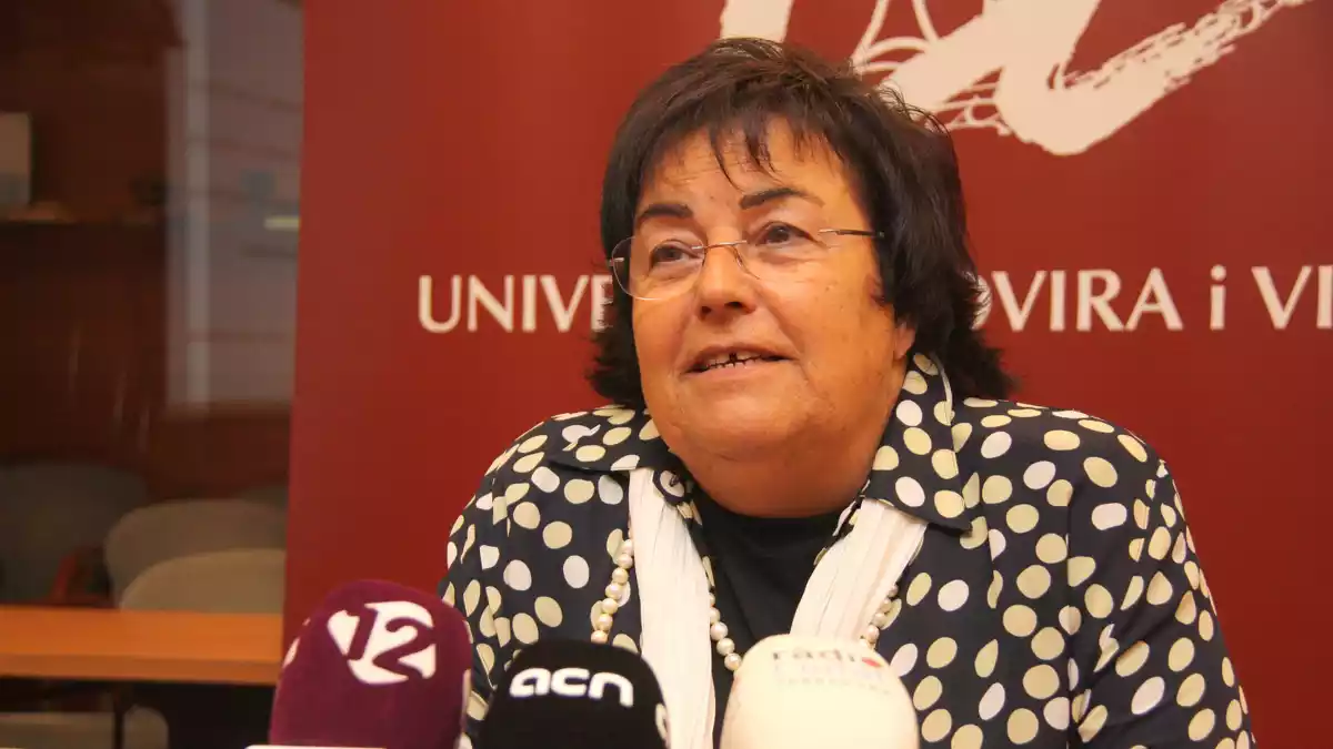 María José Figueras, rectora de la URV