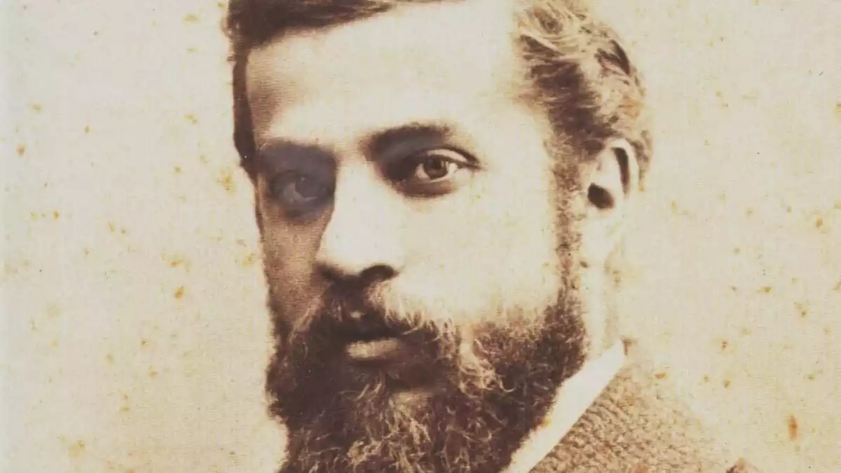 Retrat d'Antoni Gaudí fet per Pablo Audouard Deglaire l'any 1878