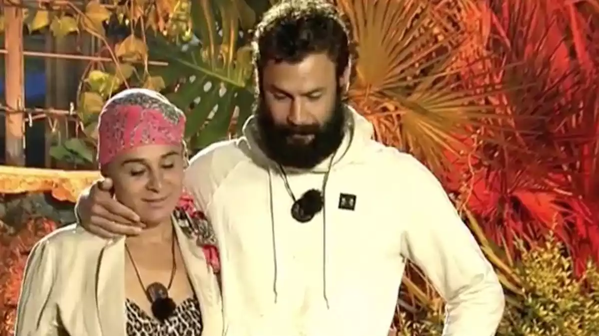 Ana María Aldón y Jorge Pérez en la final de 'Supervivientes 2020'
